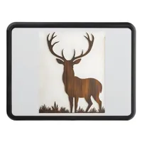 Deer silhouette hitch cover