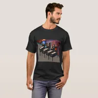 Pinball  Machines with Orion Nebula Dark T-Shirt