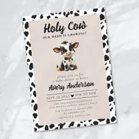Holy Cow Baby Shower Invitation