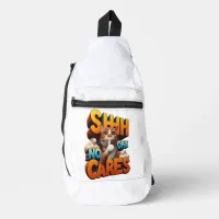 Silent Feline Disinterest Sling Bag