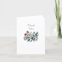 Botanical Eucalyptus Native Thank You Note Card