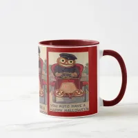 Vintage Auto Halloween Mug