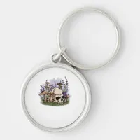 Cottagecore Aesthetic Mushroom Man Goblincore Fant Keychain