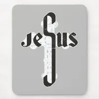 Jesus Cross Mouse Pad