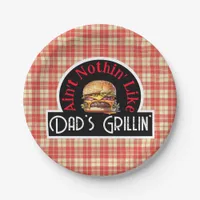 Dad's Barbecue Father's Day or Birthday Party Paper Plates