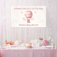 Sweet Little Girl on the Way Baby Shower Banner