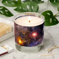 A Captivating Abstract Galactic Nebula Scented Candle