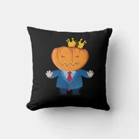 No Kings - Trumpkin Pumpkin Classic Throw Pillow