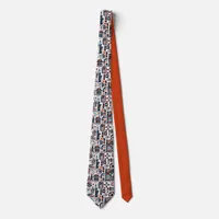4th of July Generative Pattern Neck Tie
