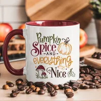 Pumpkin Spice And Everything Nice Fall Mug