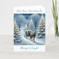 May Your Christmas be Merry and Bright Holiday Card