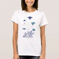 Cool Stingrays Deep Sea Diving T-Shirt