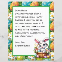 Personalized Children's Letter from Easter Bunny