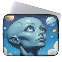 Beautiful Extraterrestrial Alien Being  Laptop Sleeve