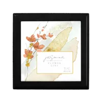 Wildflower Wedding Flower Girl Gold ID954 Gift Box