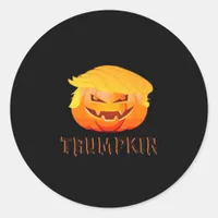 Trumpkin Halloween Classic Classic Round Sticker