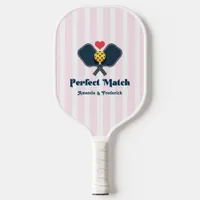 Perfect Match Preppy Pickleball Bridal Shower Paddle