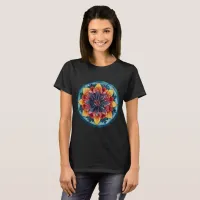 Cute T-shirt Mandala Colorful Design