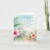 Get Well Soon with a Smile: Funny Get Well Card