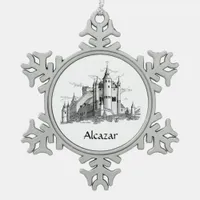 Ornament - Snowflake - Alcazar - castle