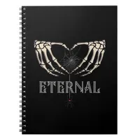 Skeleton Hands Heart Classic Notebook