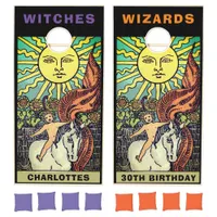 The Sun Tarot Card | Halloween Birthday Cornhole Set