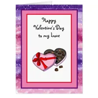 Large Personalized Happy Valentine's Day  Card