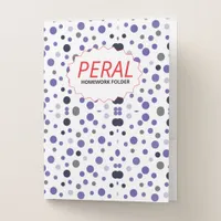 Fun Back to School Supplies for Kids or Teachers Pocket Folder