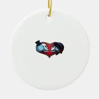 Till Death Do Us Part (Back Bg Variant) Graphic Ceramic Ornament