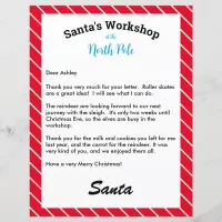 Personalized Christmas Letter Reply from Santa