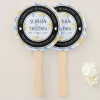 Elegant 18th Porcelain Wedding Anniversary Hand Fan