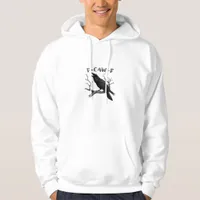 F-Caw-F Funny Raven Pun Gothic Crow Humor Aestheti Hoodie