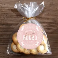 First Rodeo 1st Birthday Sticker – Pink Western Pa