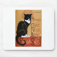 Le Chat Noir et Blanc Mouse Pad