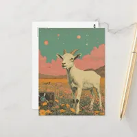 The Goat in the Meadow Postcard