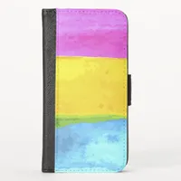 Pansexual Pride iPhone X Wallet Case