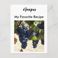 Recipe Card - Grapes