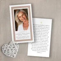 Memorial Prayer Card | Boho Frame