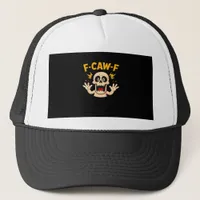 Halloween F-Caw-F Skull Trucker Hat