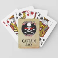 Personalized Groom's Crew Poker Cards