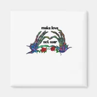 Skeleton Hand Heart Design Magnet