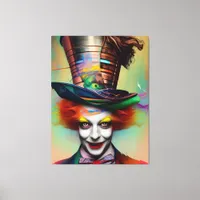He's Mad Canvas Print