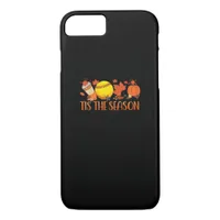 Tis Season Pumpkin Spice Latte Halloween Fall Coff iPhone 8/7 Case