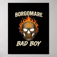 Bgm Bad  - Skeleton Hands Heart Poster