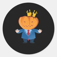 No Kings - Trumpkin Pumpkin Classic Classic Round Sticker