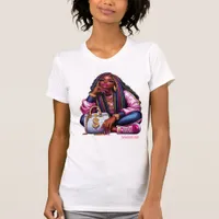 Melanin Chic Hustler Urban Hip Hop Fashion Woman T-Shirt