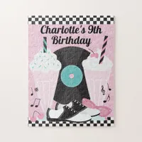 1950s Retro Diner Birthday Party Favor Puzzle – So