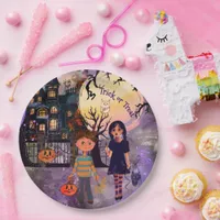 Gothic Haunted House Halloween Party Napkins Paper Plates