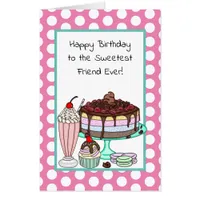 Jumbo Sized Birthday Card for a Friend