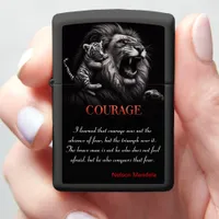 Courage: Strength Within, Lion & Cub Zippo Lighter